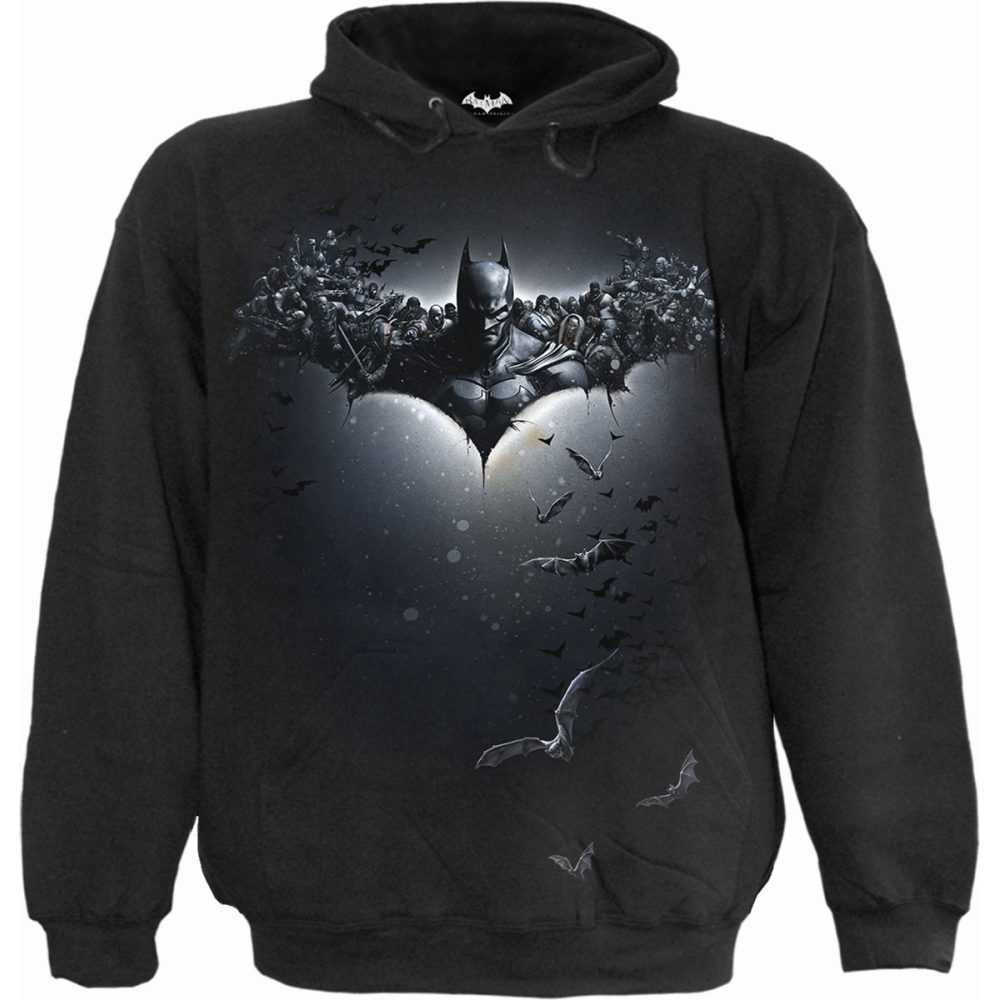 Spiral Batman - JOKER - ARKHAM ORIGINS Hoodie - Black